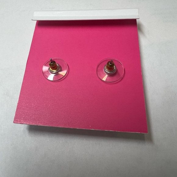 New Kate Spade Glitter Crystal Square Stud Earrings - Picture 3 of 3